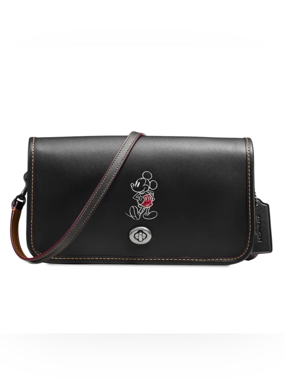 Disney x Coach Limited Edition Mickey Mouse Penny Crossbody Bag w/ Card Case